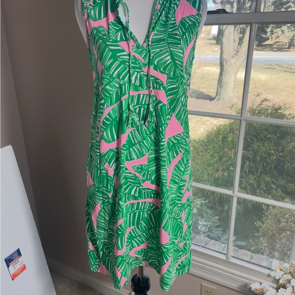 NWT Lilly Pulitzer Johana Sleeveless Coverup in Conch Shell Pink - size XS - Picture 2 of 6